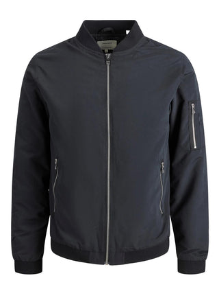 Jack Jones Bomber Jacket - Black Large