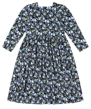 Laura Ashley X Joanie - Vanora Ffion Floral Print Corduroy Midi Dress - UK16