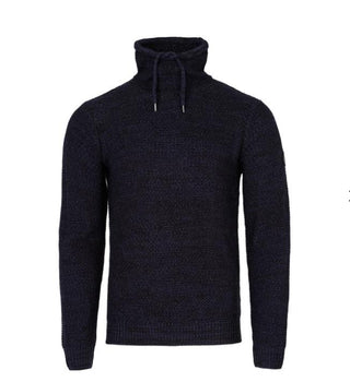 Firetrap Firetrap Cowl Neck Men's Jumper Navy Large