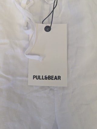 Pull & Bear Trousers White Womans XS