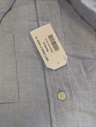 Hartford Buttoned Shirt Blue Medium