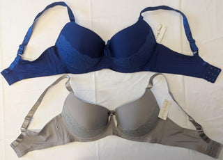 Emily Johnston 2 Pack Bra - Blue & Grey - 38D